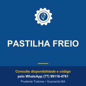 PASTILHA FREIO - Prudente Tratores