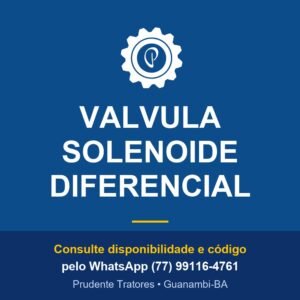 VALVULA SOLENOIDE DIFERENCIAL - Prudente Tratores