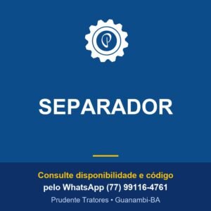 SEPARADOR - Prudente Tratores