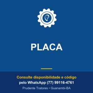 PLACA - Prudente Tratores